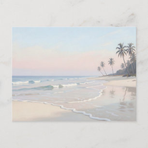 Friedliche tropische Strandparadies Postkarte