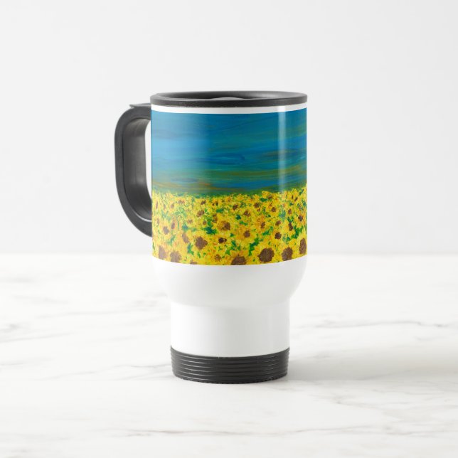Friedliche Ukraine Art Comute Tasse (Vorderseite Links)