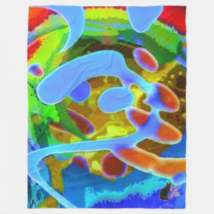 Friedliche Wirbel Fleece Blanket