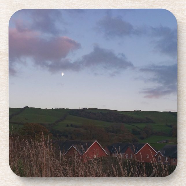 Friedlicher Abend in Newtown Getränkeuntersetzer (Vorderseite)