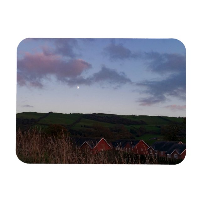 Friedlicher Abend in Newtown Magnet (Horizontal)