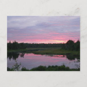 Friedlicher Abend Postkarte