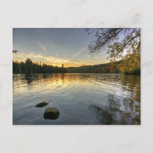 Friedlicher Abend Postkarte