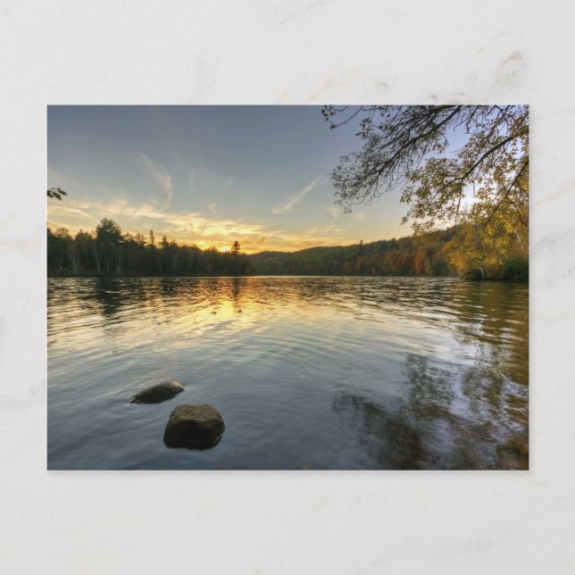 Friedlicher Abend Postkarte (Vorderseite)