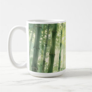 Friedlicher Bambuswald - Nebelglanz Kaffeetasse