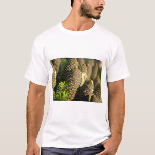 Friedlicher Baum-Silhouette-T-Shirt – Natürliche R T-Shirt