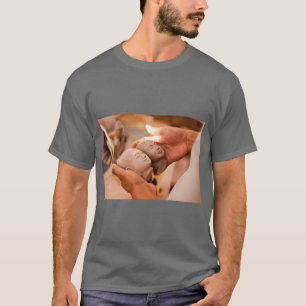 Friedlicher Buddha-Meditations-Grafik-T-Shirt T-Shirt