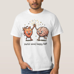 Friedlicher Geist Glückliches Herz T-Shirt