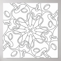 Friedlicher Herbst: Abstrakte Äpfelfärbung