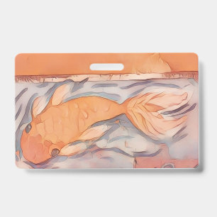 Friedlicher Koi-Abzeichenhalter Ausweis