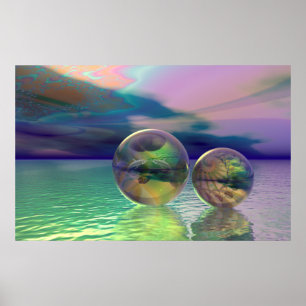 Friedlicher Ozean Poster