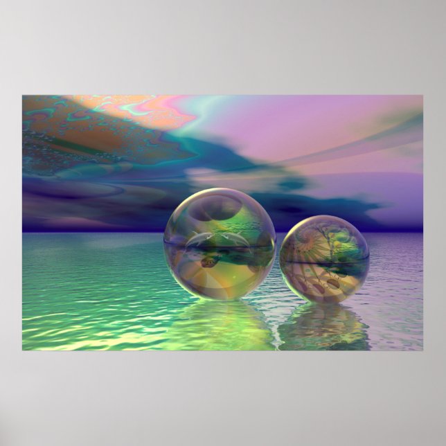 Friedlicher Ozean Poster (Vorne)