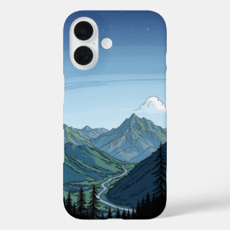 Friedlicher Pfad: Ein Naturdoodle iPhone 16 Hülle