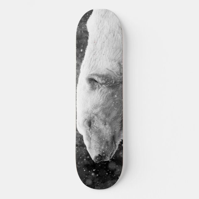Friedlicher polarer Bär Skateboard (Vorderseite)