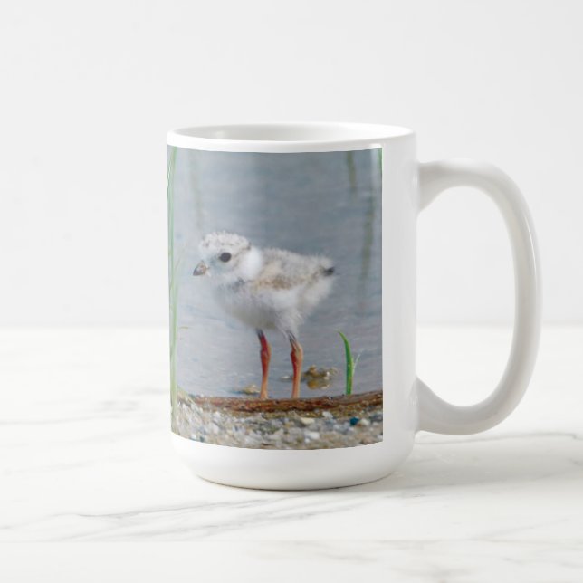 Friedlicher Regenpfeifer Kaffeetasse (Rechts)