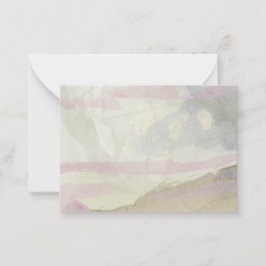 "Friedlicher Sand": Original Abstrakte Note Card Mitteilungskarte