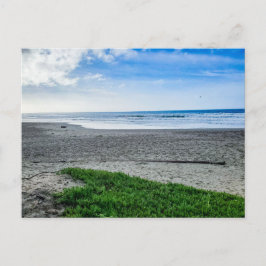 Friedlicher Sandstrand Postkarte