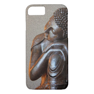 Friedlicher silberner Buddha Case-Mate iPhone Hülle