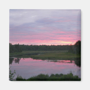 Friedlicher Sonnenuntergang-Magnet Magnet