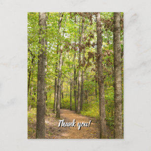 Friedlicher Spaziergang Danke Postcard Postkarte