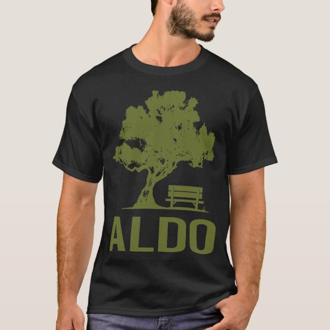 Friedlicher Tag - Aldo-Name T-Shirt (Vorderseite)