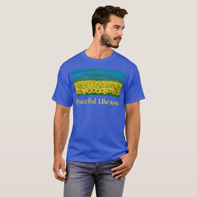 Friedlicher ukrainischer T - Shirt (Vorne ganz)