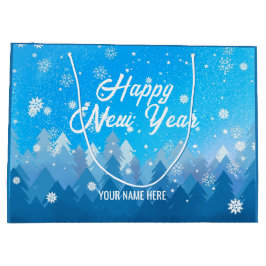 Friedlicher Wald-Weihnachten Neujahr Große Geschenktüte