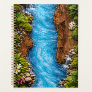 Friedlicher Waldstrom - Ruhige Natur Wasser Kunst Planer