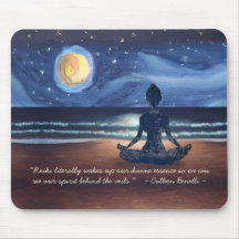 Friedlicher Yoga Meditation Mondlicht Himmelsangeb