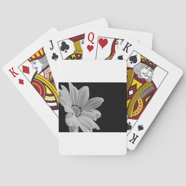 Friedliches Blumen Spielkarten (Rückseite)