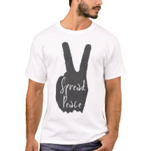 Friedliches Design mit Hand & Peace-Zeichen