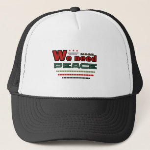 Friedliches Design Truckerkappe