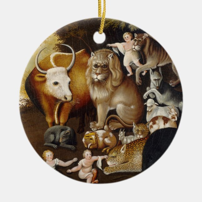 Friedliches Königreich, c.1834 (Öl auf Leinwand) Keramik Ornament (Vorne)