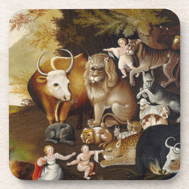 Friedliches Königreich, c.1834 (Öl auf Leinwand) Untersetzer (Vorderseite)
