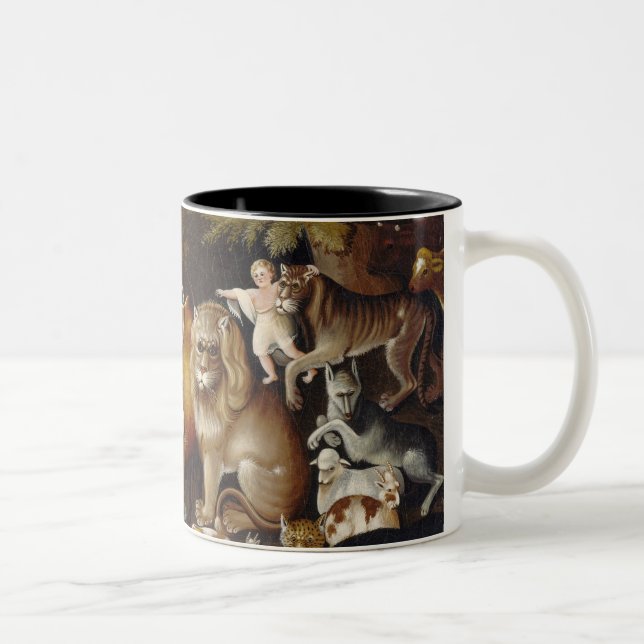 Friedliches Königreich, c.1834 (Öl auf Leinwand) Zweifarbige Tasse (Rechts)