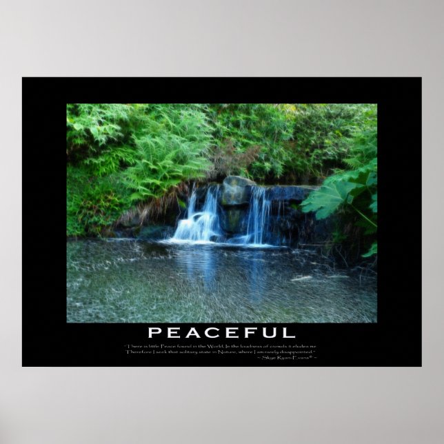 FRIEDLICHES Motivierend Waldbrandplakat Poster (Vorne)