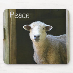 Friedliches Schaf Mousepad