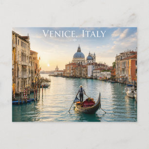 Friedliches Venedig Italien Sonnenaufgang Reise Postkarte