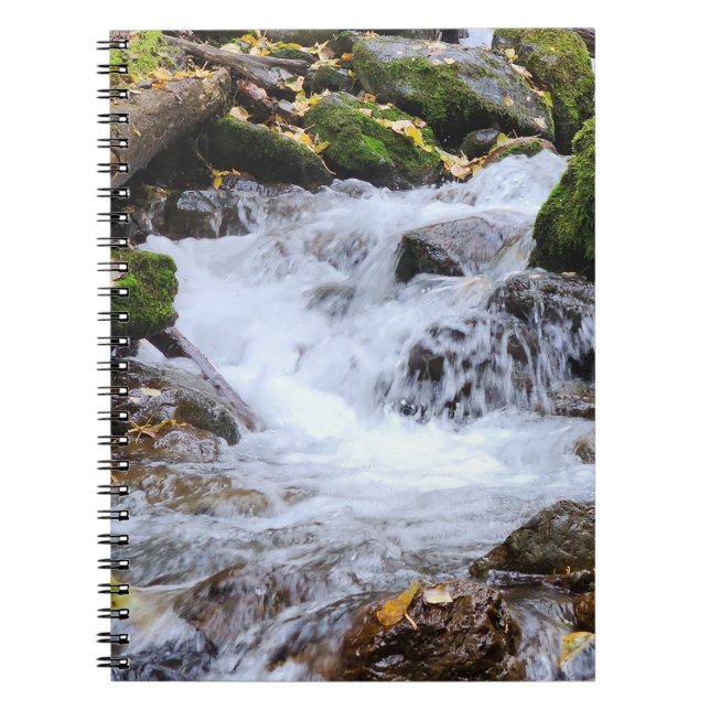 Friedliches Wasserfall-Foto Notizblock (Vorderseite)