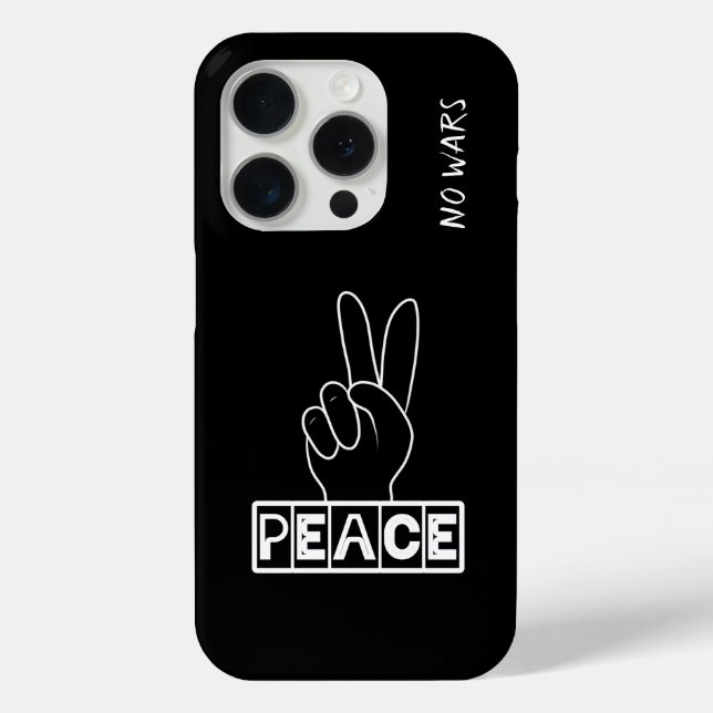 Friedliches Zeichen Case-Mate iPhone Hülle (Rückseite)