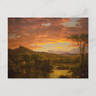 Friedrich Church Landschaftsbild Postkarte