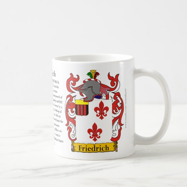 Friedrich der Ursprung, die Bedeutung und das Kaffeetasse (Rechts)