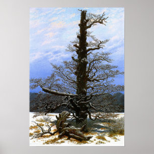 Friedrich - Eiche im Schnee Poster