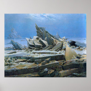 Friedrich - Eismeer Poster