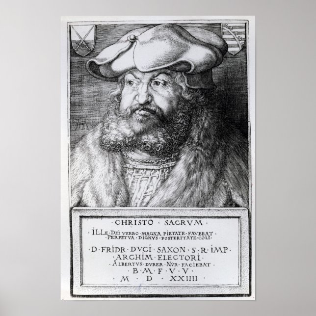 Friedrich III., Sachsenmeister Poster (Vorne)