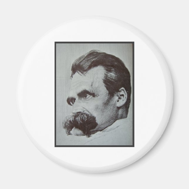 Friedrich Nietzsche Magnet (Vorne)