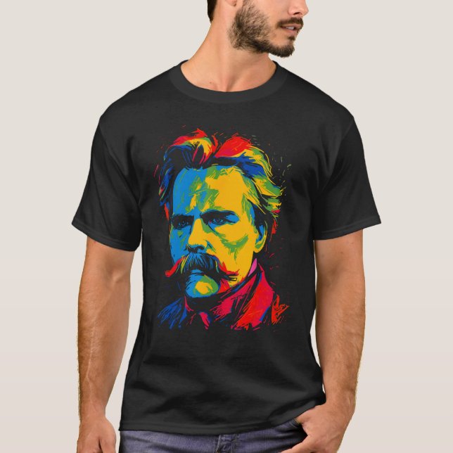 Friedrich Nietzsche Philosopher T-Shirt (Vorderseite)