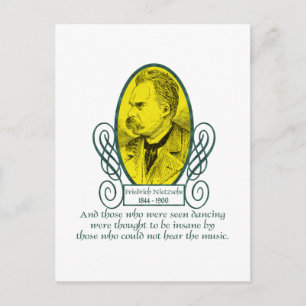 Friedrich Nietzsche Postkarte