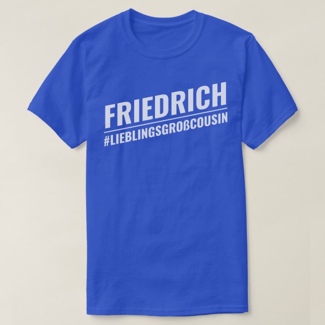 Friedrich T-Shirt (Design vorne)