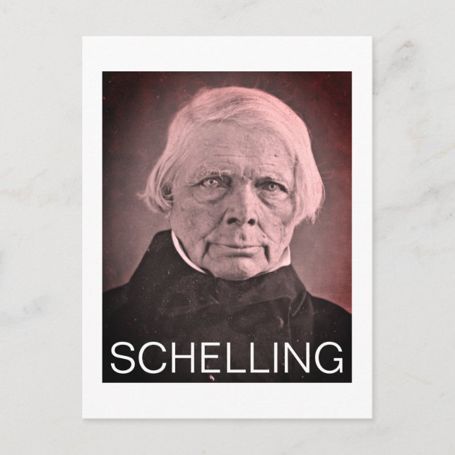 Friedrich Wilhelm Joseph Schelling Postkarte (Vorderseite)